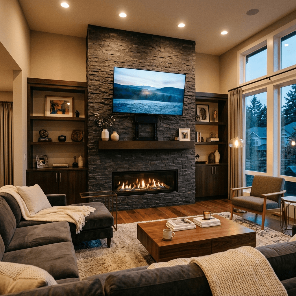 [FA] Gas Fireplace TV Mounting: Is It Safe for Your TV? 