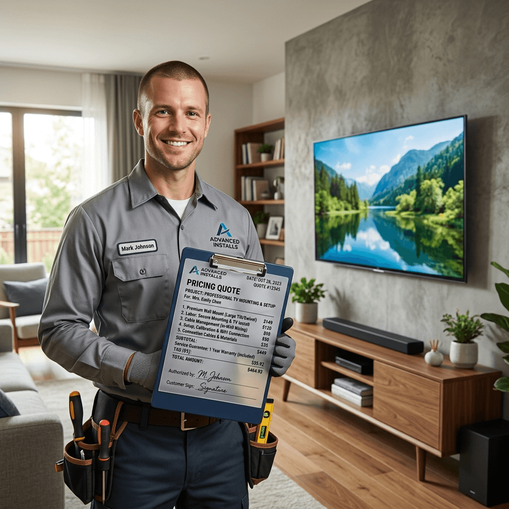 [ES] TV Mounting Cost in Toronto (2026): What You Actually Pay 