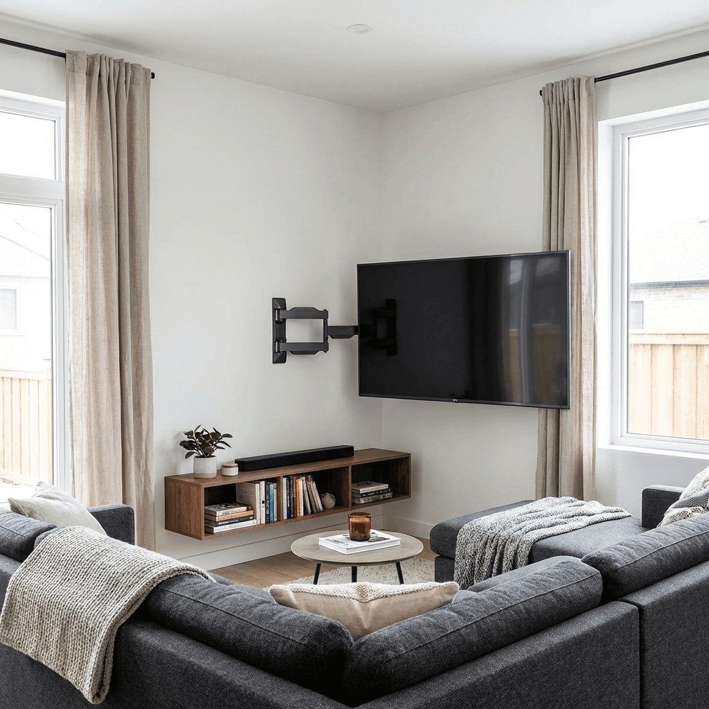 [ZH] Corner TV Mounting Solutions for Awkward Spaces 