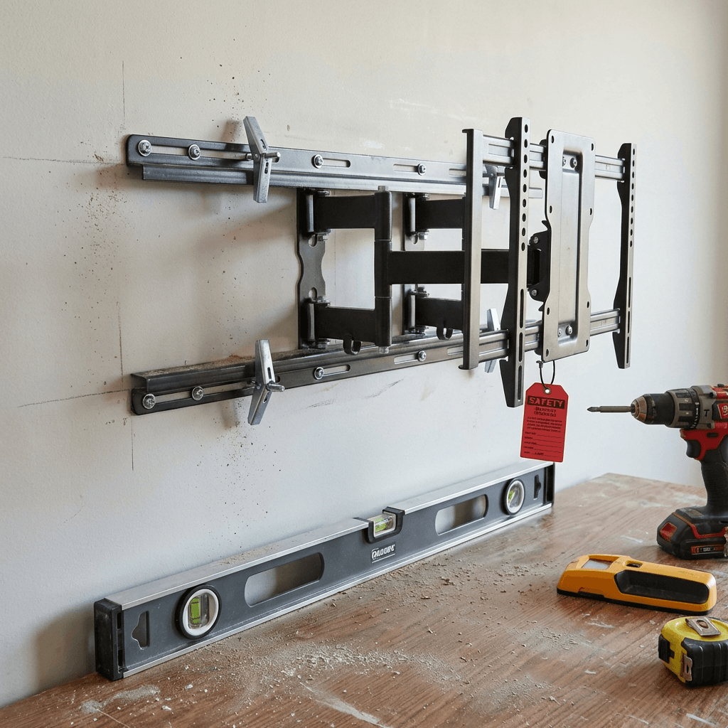 How to Mount a TV on Drywall Without Studs (Safe Methods)