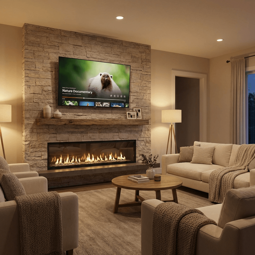 Gas Fireplace TV Mounting: Is It Safe for Your TV?